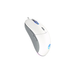 Endorfy GEM/Herná/Optická/Pre pravákov/8 000 DPI/Drôtové USB-A/Biela