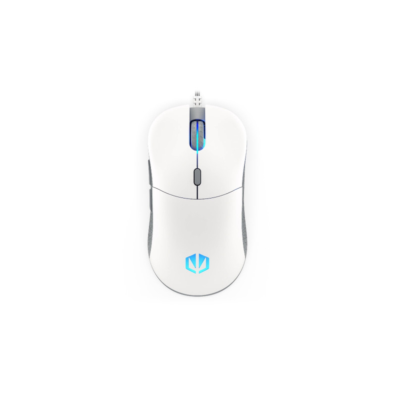 Endorfy GEM/Herná/Optická/Pre pravákov/8 000 DPI/Drôtové USB-A/Biela