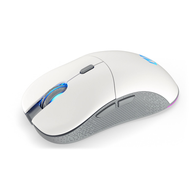 Endorfy GEM Plus/Herná/Optická/Pre pravákov/26 000 DPI/Drôtové/Bezdrôtové/Biela