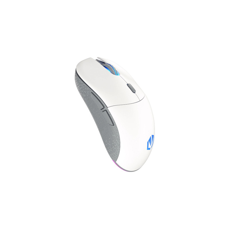 Endorfy GEM Plus/Herná/Optická/Pre pravákov/26 000 DPI/Drôtové/Bezdrôtové/Biela