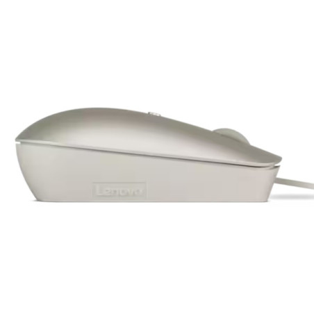 Lenovo 540/Cestová/Optická/2 400 DPI/Drôtové USB-C/Strieborná