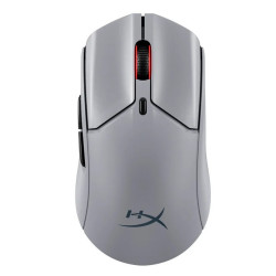 HyperX Pulsefire Haste 2 Pre/Herná/Optická/Pre pravákov/26 000 DPI/USB+BT/Sivá