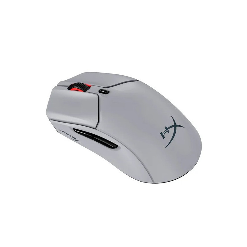 HyperX Pulsefire Haste 2 Pre/Herná/Optická/Pre pravákov/26 000 DPI/USB+BT/Sivá