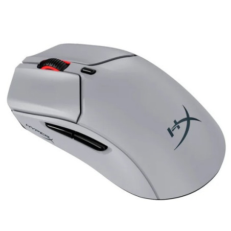 HyperX Pulsefire Haste 2 Pre/Herná/Optická/Pre pravákov/26 000 DPI/USB+BT/Sivá