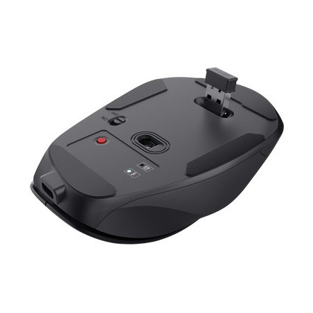Trust Fyda Multi-device Wireless Mouse/Kancelárska/Optická/Pre pravákov/2 400 DPI/USB+BT/Čierna