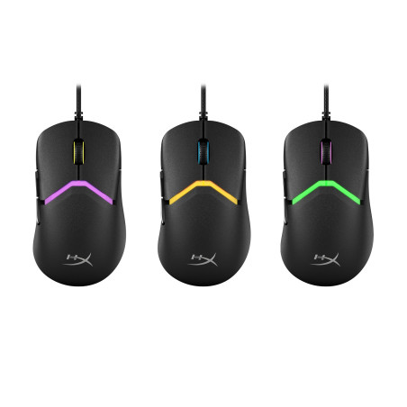 HP HyperX Pulsefire Saga/Herná/Optická/Pre pravákov/26 000 DPI/Drôtové USB-A/Čierna