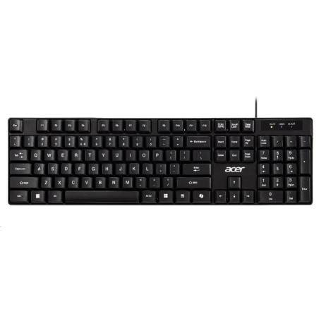 Acer AKW100/Drôtové USB-A/ CZ- SK layout/Čierna