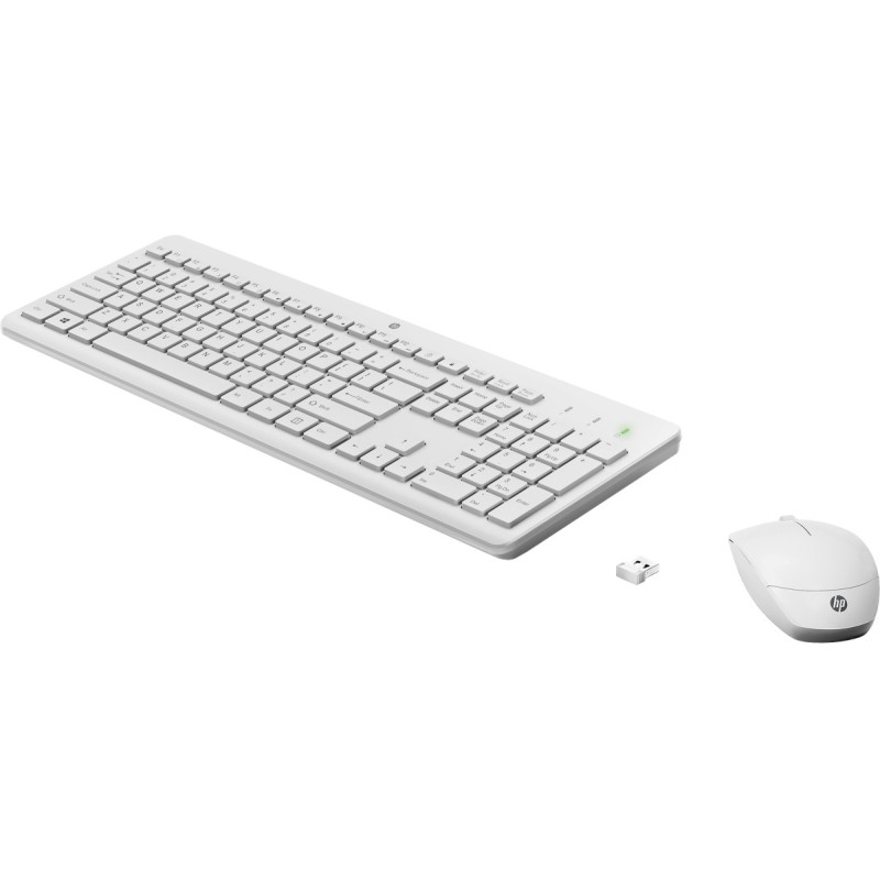 HP 230 klávesnica a myš/bezdrôtová/white HUN