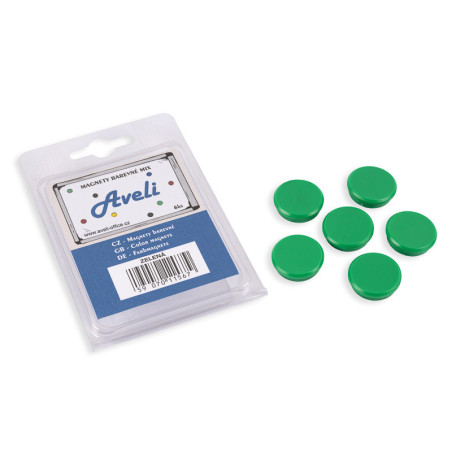 Set magnetov AVELI, zelená farba