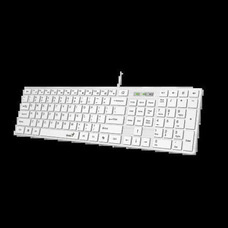 GENIUS Slimstar 126 klávesnica + Copilot biela
