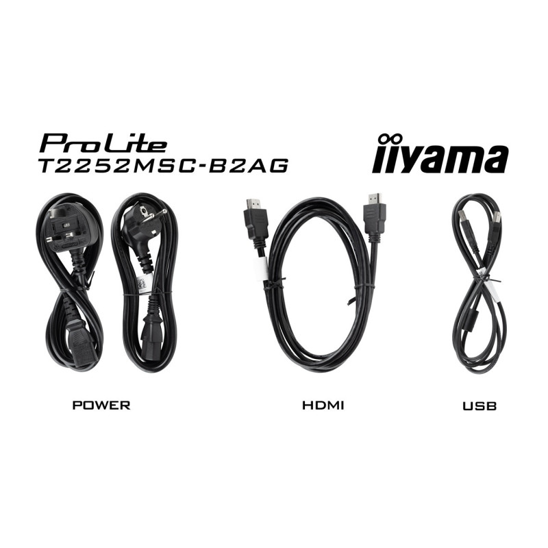 22" LCD iiyama T2252MSC-B2AG-IPS, FHD, 10P,