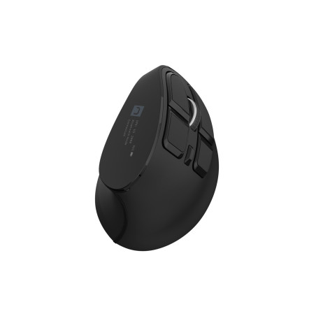 Vertikálna bezdrôtová myš Natec EUPHONIE PRO/Vertikálna/Optická/Pre pravákov/4 000 DPI/USB+BT/Čierna