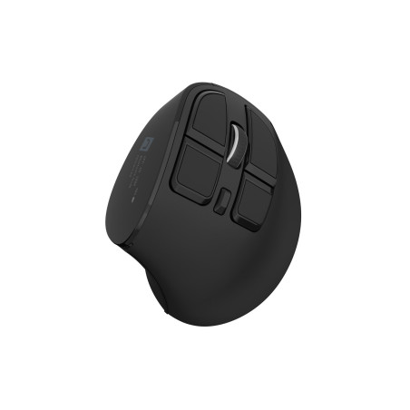 Vertikálna bezdrôtová myš Natec EUPHONIE PRO/Vertikálna/Optická/Pre pravákov/4 000 DPI/USB+BT/Čierna