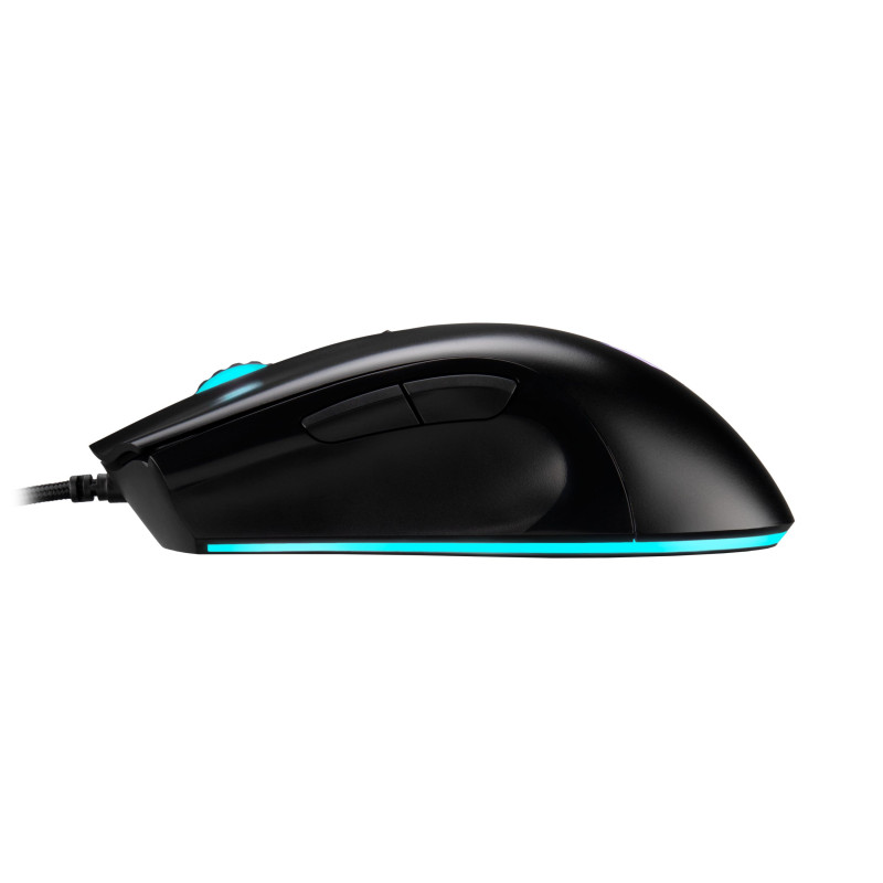 Acer Predator Cestus 333/Herná/Optická/Pre pravákov/16 000 DPI/Drôtové USB-A/Čierna
