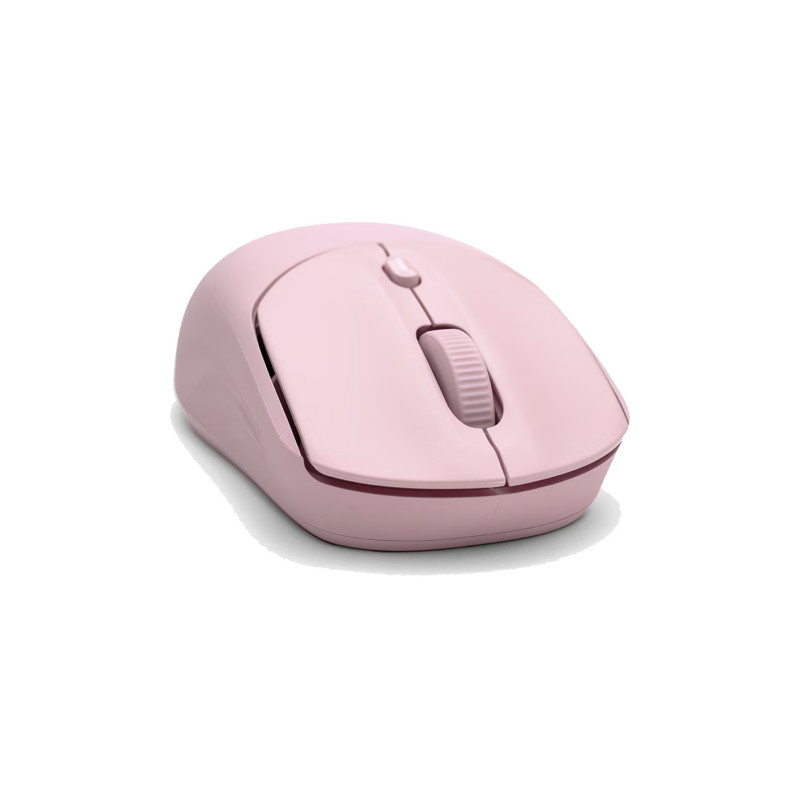 HP 400 Quiet/Kancelárska/Optická/Pre pravákov/1 200 DPI/USB+BT/Ružová