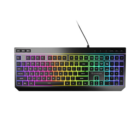 Herná klávesnica Genesis RHOD 530/RGB/Drôtové USB-A/US/Čierna