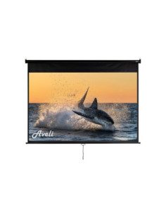 Nástenné projekčné plátno AVELI, 200x125cm (16:10) 92", čierny tubus