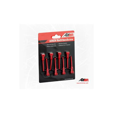 AIREN RedVibes Screw (8pcs Red color pack)
