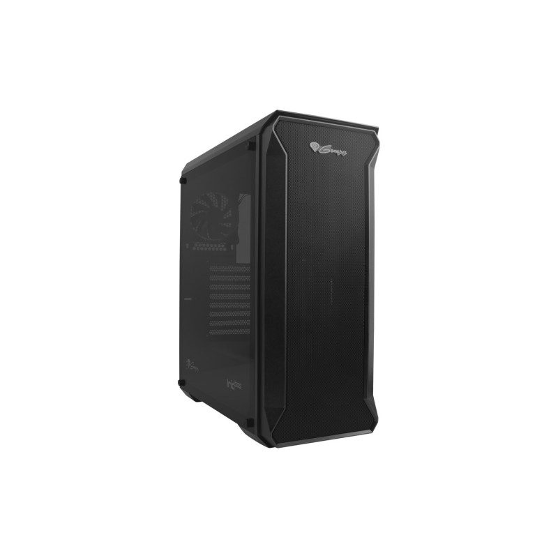Počítačová skriňa Genesis IRID 505 V2/Midi Tower/Transpar./Čierna