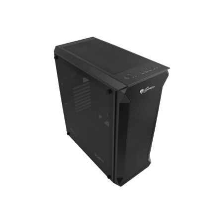 Počítačová skriňa Genesis IRID 505 V2/Midi Tower/Transpar./Čierna