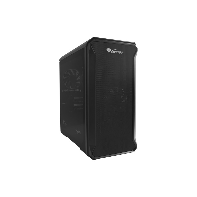 Počítačová skriňa Genesis IRID 503 V2/Micro Tower/Transpar./Čierna
