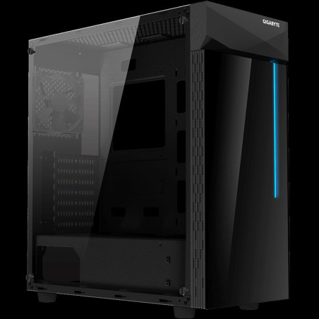 GIGABYTE AORUS C200/Midi Tower/Transpar./Čierna