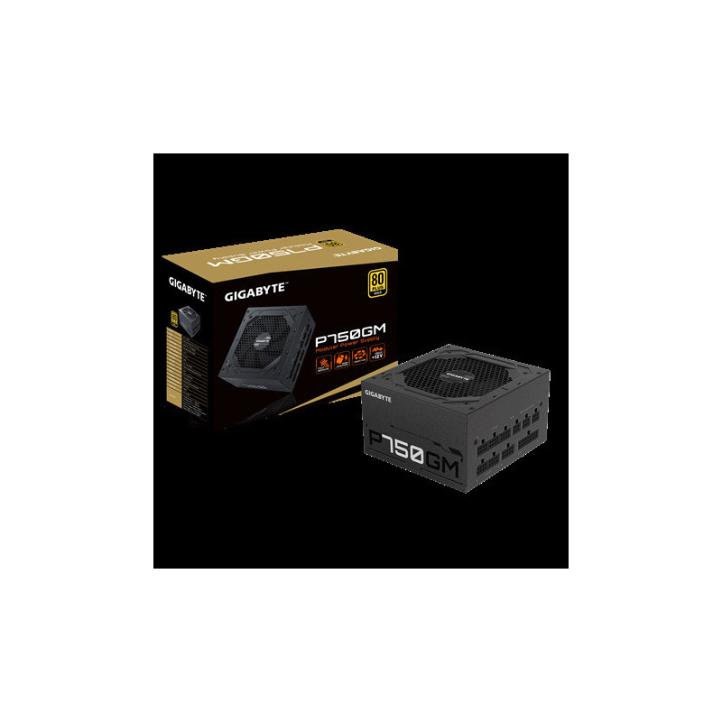 GIGABYTE P750GM/750W/ATX/80PLUS Gold/Modular/Retail
