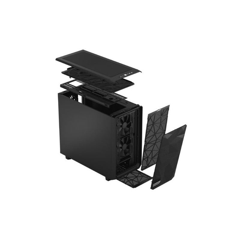 Fractal Design Meshify 2 Black Solid/Midi Tower/Čierna