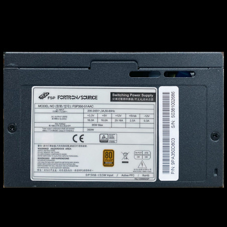 FSP FSP350-51AAC/350W/ATX/80PLUS Bronzia 230V/Bulk