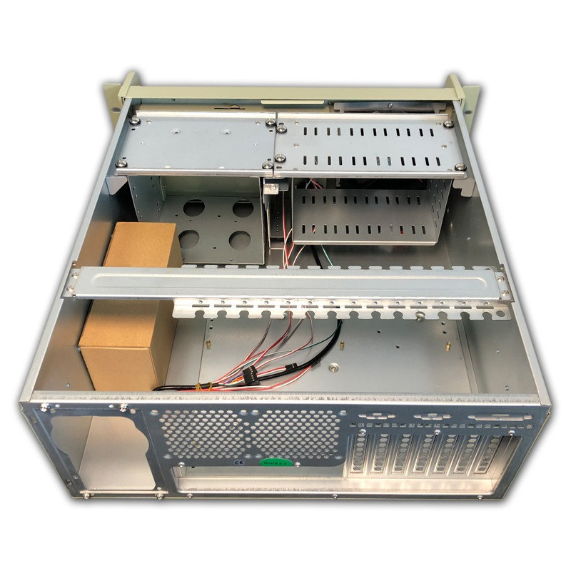 DATACOM 19" Case IPC 4U/585mm sivý bez PSU