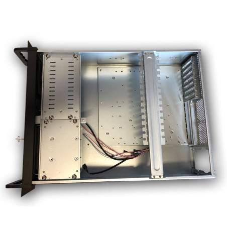DATACOM 19" Case IPC 4U/585mm sivý bez PSU