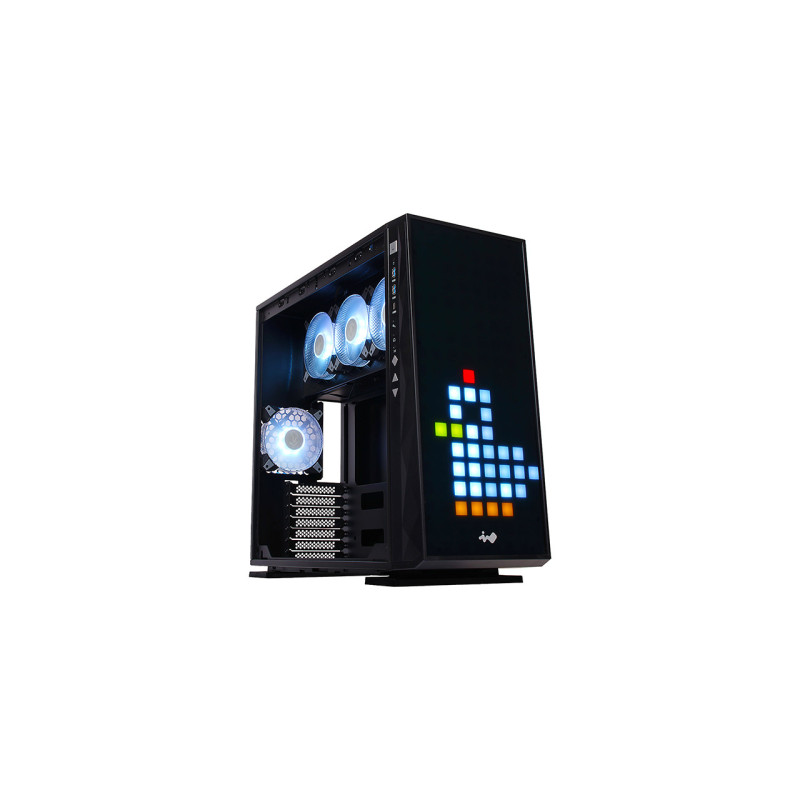 In Win 309/Midi Tower/Transpar./Čierna