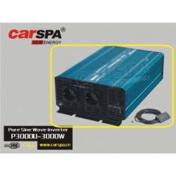 Menič napätia Carspa P3000U-24 24V 230V+USB 3000W, čistá sínusovka