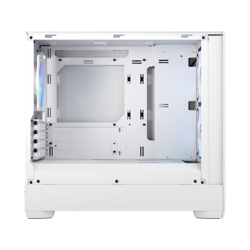 Fractal Design Pop Mini Air RGB White TG Clear Tint/Micro Tower/Transpar./Biela