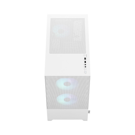 Fractal Design Pop Mini Air RGB White TG Clear Tint/Micro Tower/Transpar./Biela