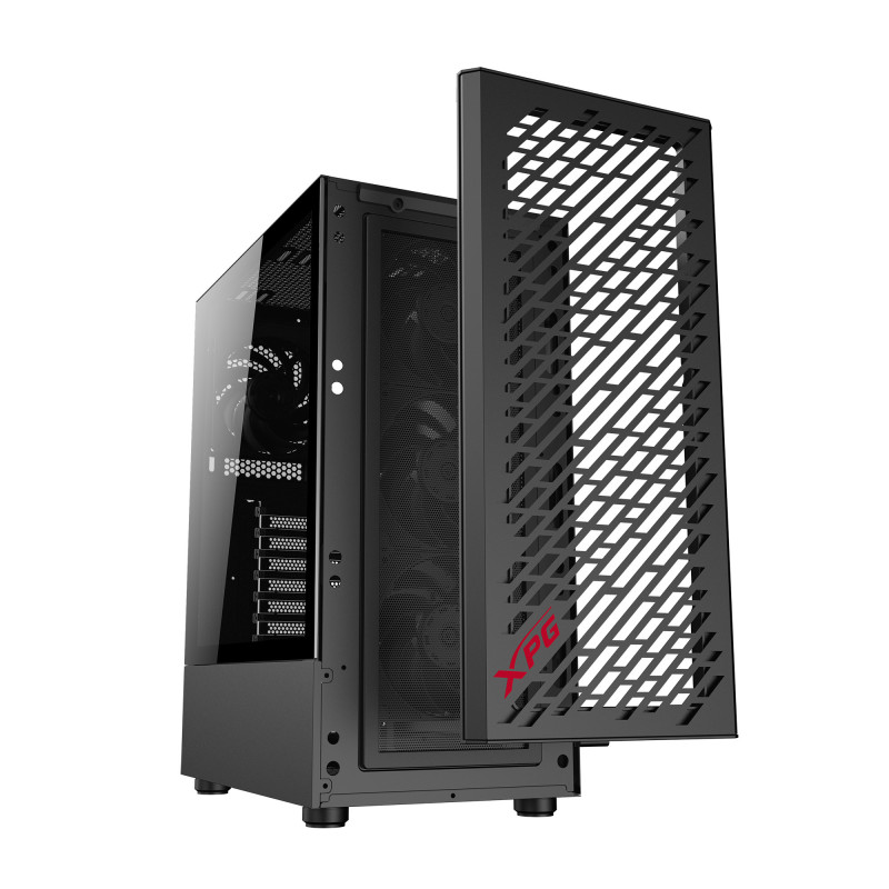 Adata XPG VALOR AIR/Midi Tower/Transpar./Čierna
