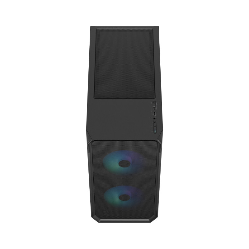 Fractal Design Focus 2 RGB Black TG Clear Tint/Midi Tower/Transpar./Čierna
