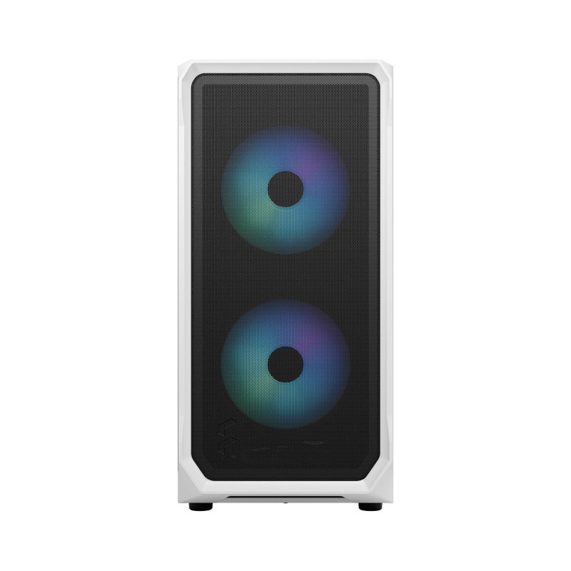 Fractal Design Focus 2 RGB White TG Clear Tint/Midi Tower/Transpar./Čierna a biela