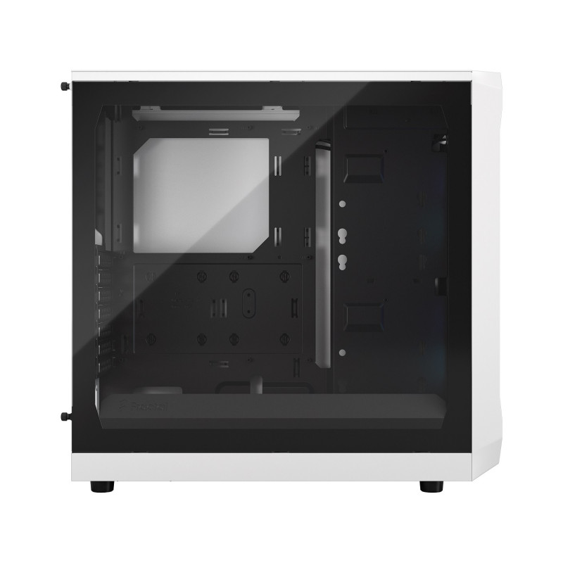 Fractal Design Focus 2 RGB White TG Clear Tint/Midi Tower/Transpar./Čierna a biela