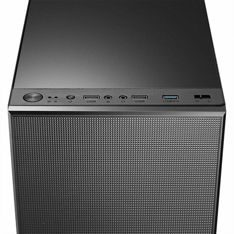 EVOLVEO Silens S1/Midi Tower/Transpar./Čierna