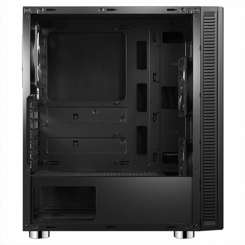 EVOLVEO Silens S1/Midi Tower/Transpar./Čierna