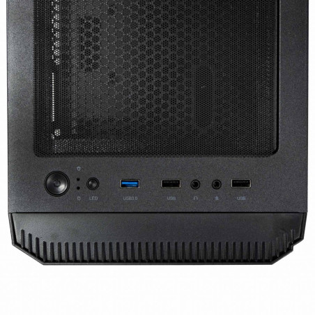 EVOLVEO M5/Micro ATX/Transpar./Čierna
