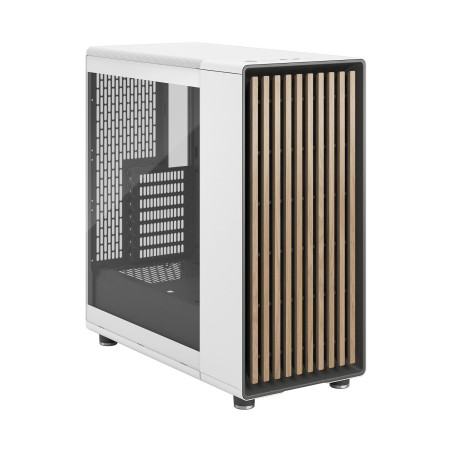 Fractal Design North Chalk White TG Clear Tint/Midi Tower/Transpar./Biela