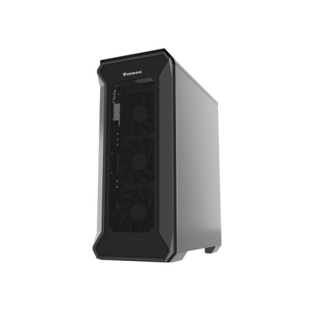 Počítačová skriňa Genesis IRID 505F/Midi Tower/Transpar./Čierna