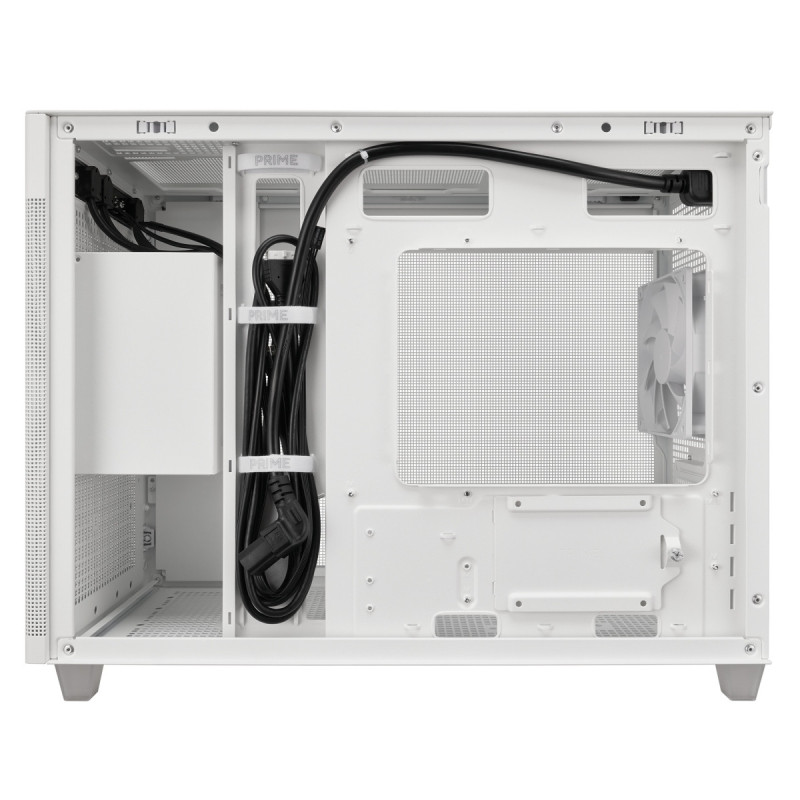 ASUS PRIME AP201/Micro ATX/Transpar./Biela