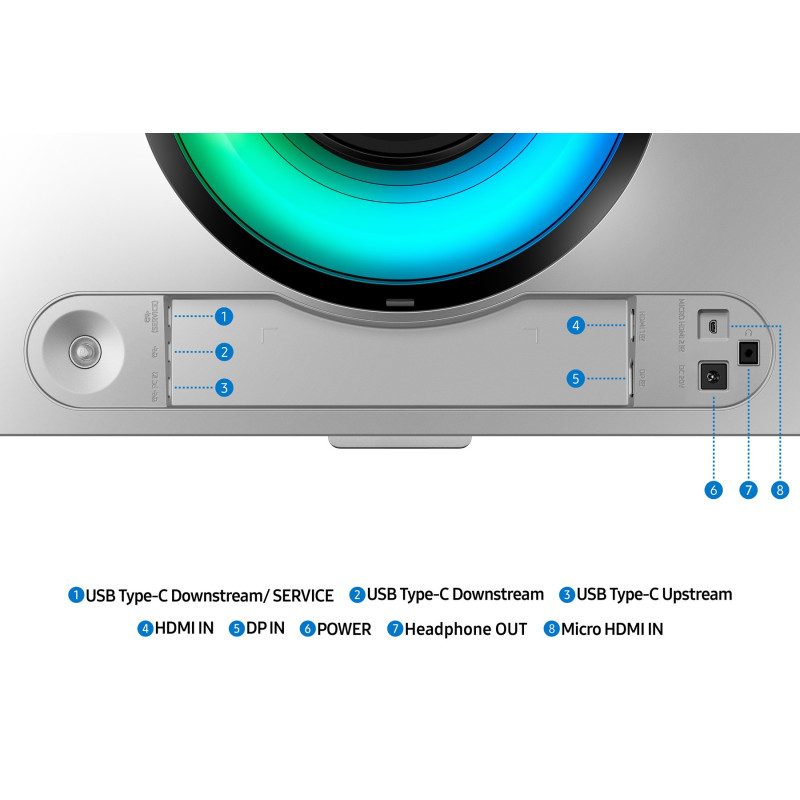Samsung Odyssey OLED G9/LS49DG934SUXEN/49"/OLED/5120x1440/240Hz/0,03ms/Silver/2R