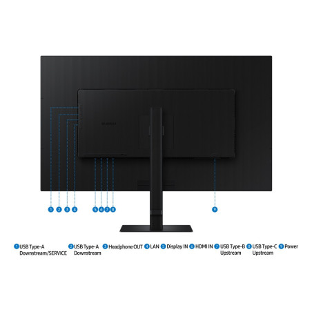 Samsung ViewFinity S8/LS37D800UAUXEN/37"/VA/4K UHD/60Hz/5ms/Black/3R
