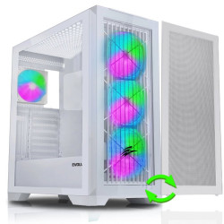 EVOLVEO Ptero Q2W+, 2x čelný panel: sklo/mriežka,