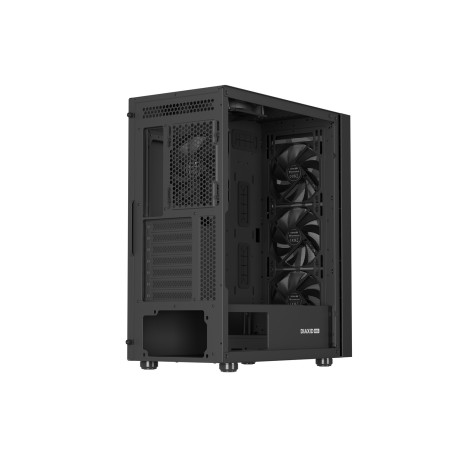 Počítačová skriňa Genesis DIAXID 605F/Midi Tower/Transpar./Čierna