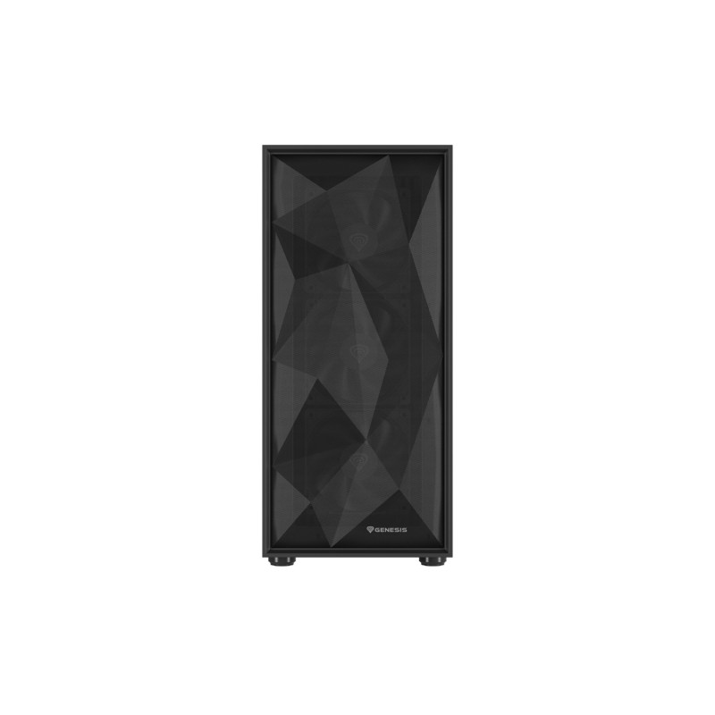 Počítačová skriňa Genesis DIAXID 605F/Midi Tower/Transpar./Čierna